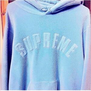 Supreme Polartec Fleece Hoodie Baby Blue Women’s Medium | Authentic SUPREME!